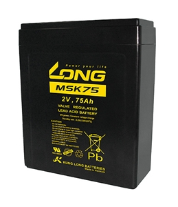 ẮC QUY KÍN KHÍ (VRLA AGM) LONG 2V-75AH (10HR), MSK75, F18-M8
